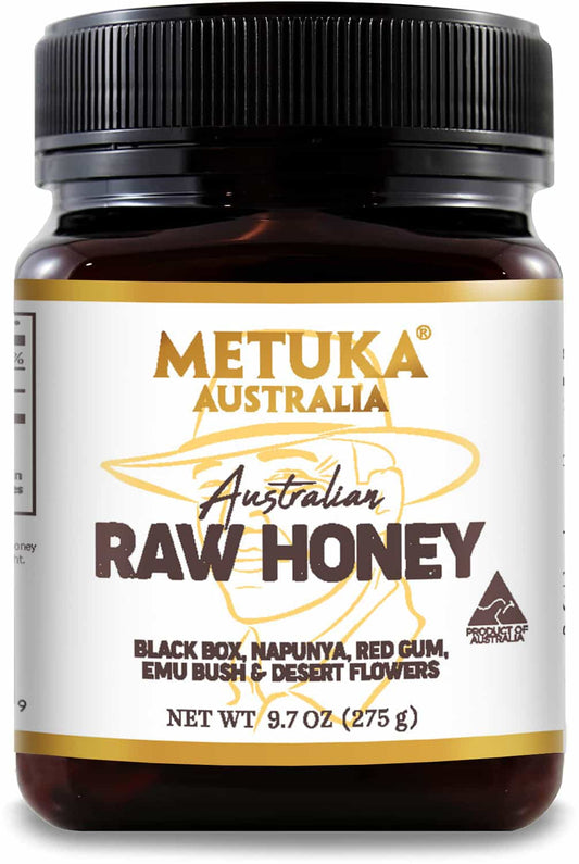 Raw Outback Eucalyptus Honey front